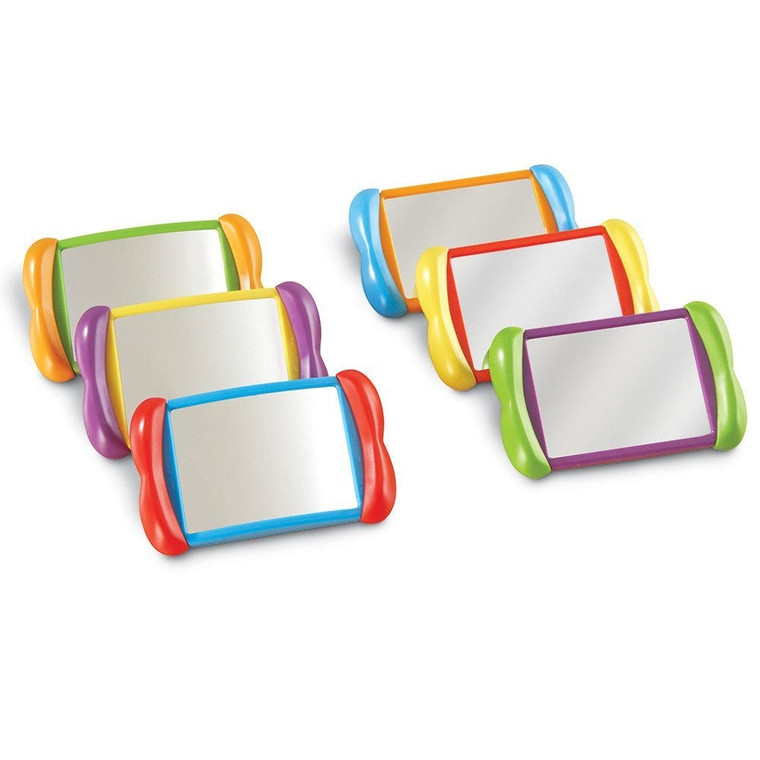 LER3371 Learning Resources All About Me 2-in-1 Mirrors - Set of 6