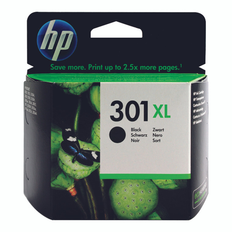 CH563EE HP CH563EE 301XL Black Ink Cartridge High Capacity