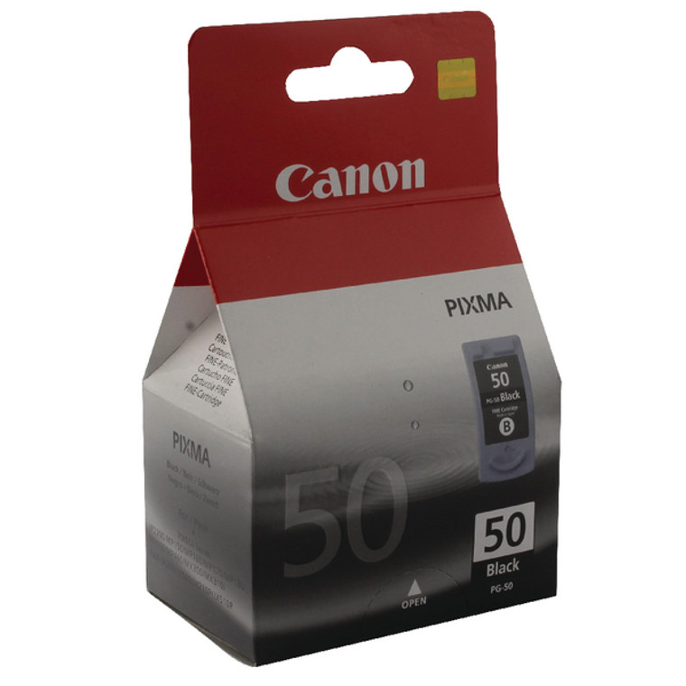PG-50 Canon 0616B001 PG-50 Black Ink Cartridge 50 High Capacity