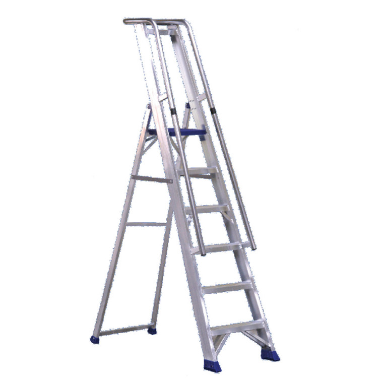 SBY22207 Aluminium Step Ladder With Platform 7 Steps 377857