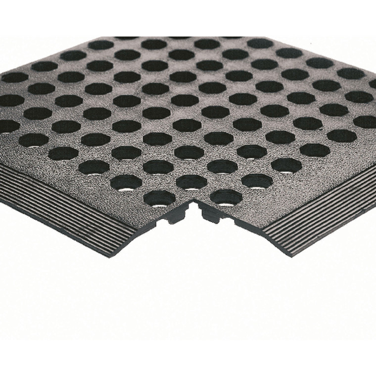 SBY06941 Rubber Worksafe Mat Black 312476 Pack 3