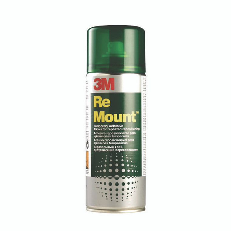3M51942 3M ReMount Adhesive 400ml Light Bonding Adhesive Spray REMOUNT
