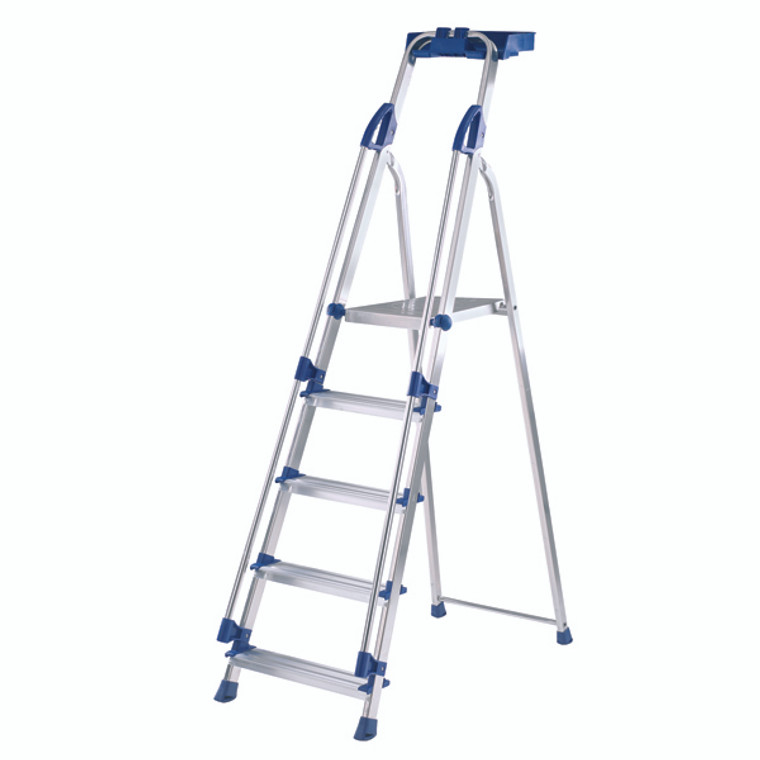 ABR10505 Blue Seal 5 Tread Professional Aluminium Step Ladder 7050518