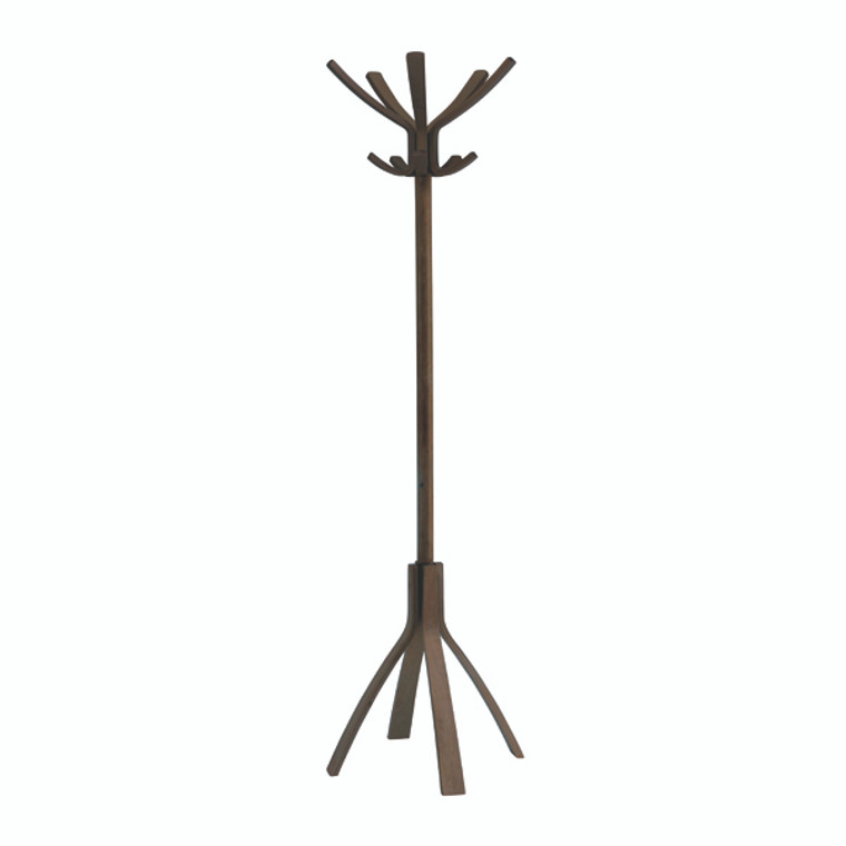 ALB01141 Alba Cafe Coat Stand Dark Wood PMCAFE