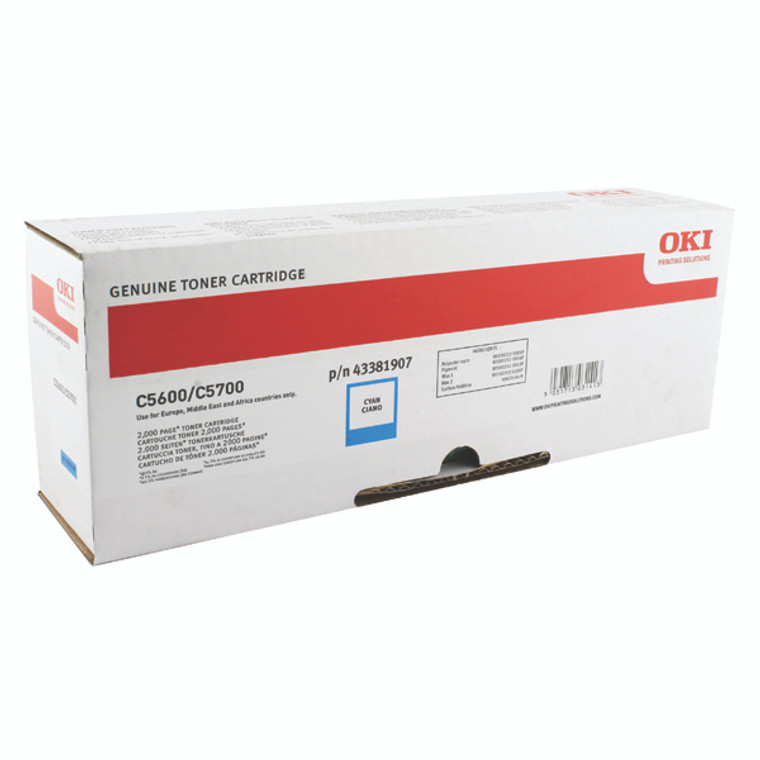 44315307 Oki 44315307 Cyan Toner