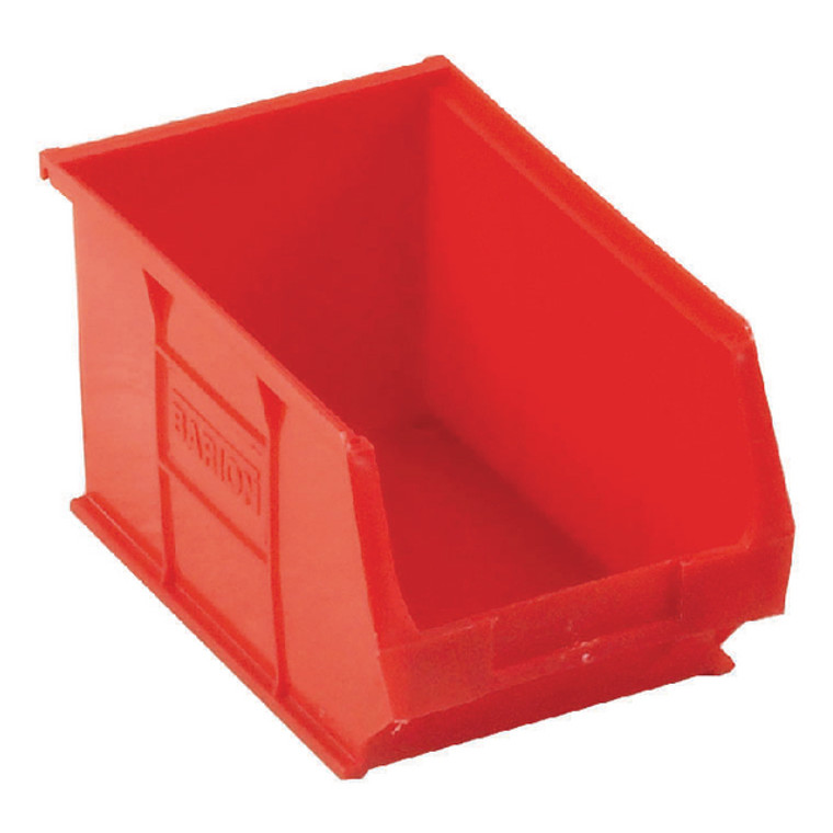 MJ71371 Barton Tc3 Small Parts Container Semi-Open Front Red 4 6L 150X240X125mm Pack 10 010032