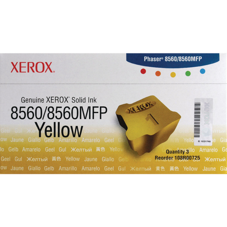 108R00725 Xerox 108R00725 3 Yellow Solid Inks