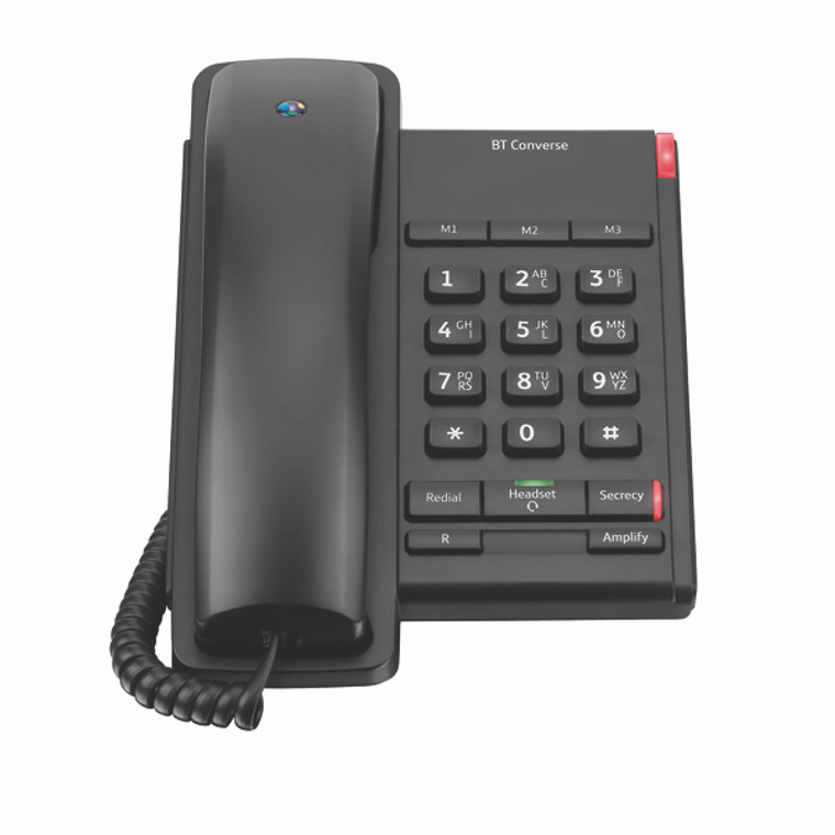 BT30435 BT Converse 2100 Corded Phone Black 040206