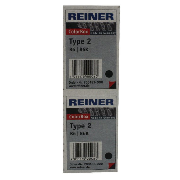 EM00161 COLOP Reiner B6K Replacement Ink Pad Black Pack 2 RB6KINK
