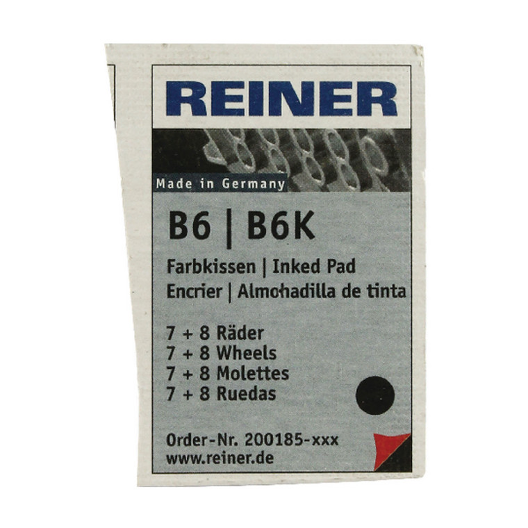 EM00163 COLOP Reiner B6 8K Replacement Ink Pad Black Pack 2 RB8KINK
