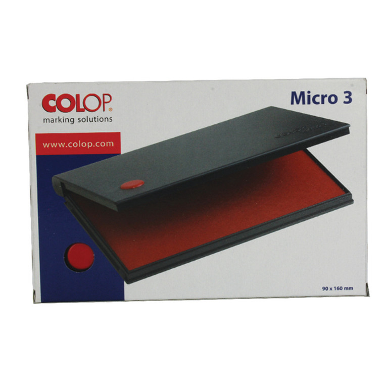 EM05402 COLOP Micro 3 Stamp Pad Red MICRO3RD