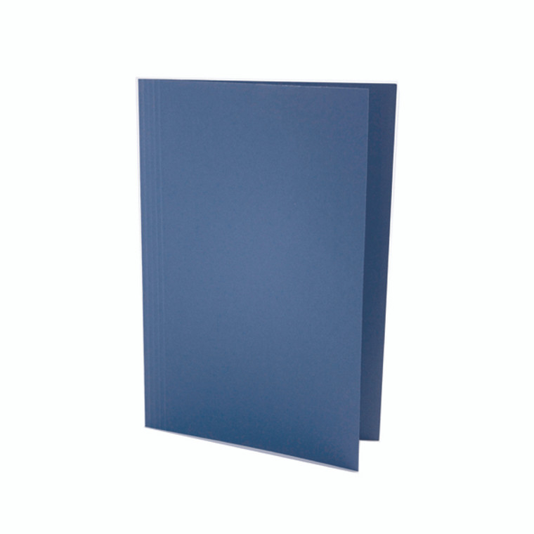 JT43203 Exacompta Guildhall Square Cut Folder Mediumweight Foolscap Blue Pack 100 FS250-BLUZ
