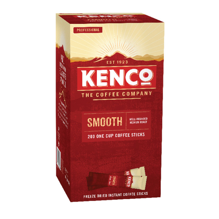 KS65685 Kenco Smooth Instant Coffee Sticks 1 8g Pack 200 65687