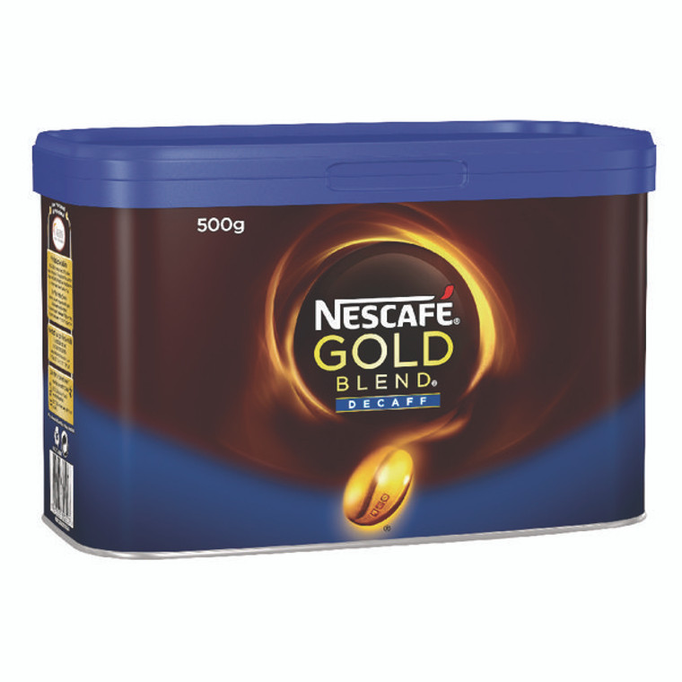 NL82330 Nescafe Gold Blend Decaffeinated Instant Coffee 500g 12284222