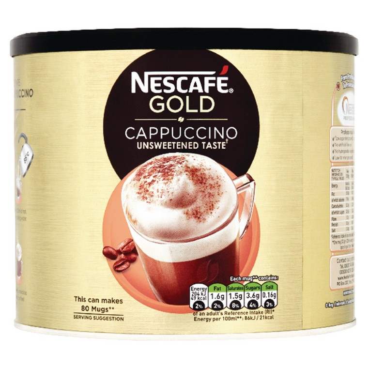 NL30707 Nescafe Cappuccino 1kg Makes approx 60 cups 12314882