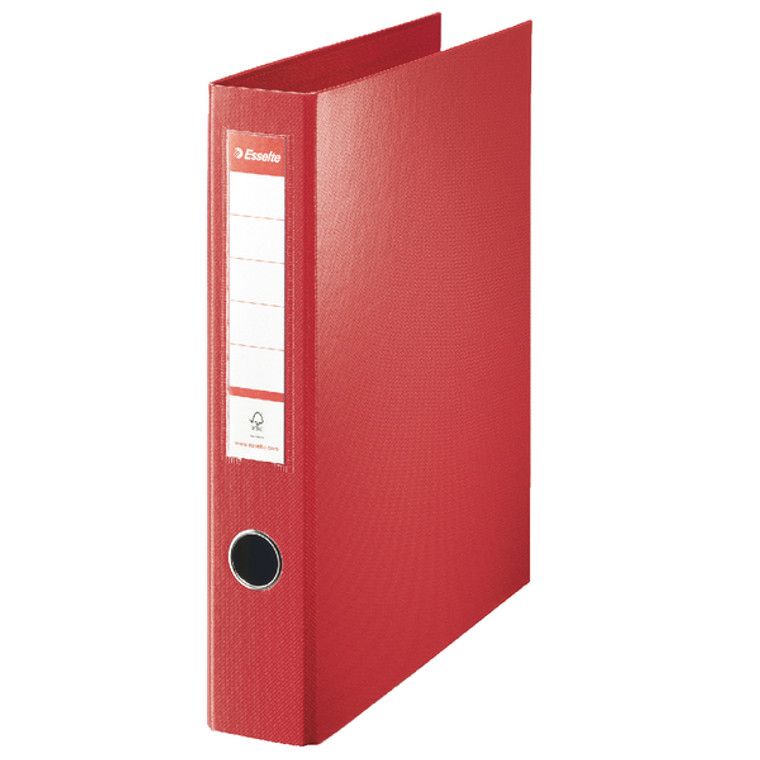 ES82403 Esselte 4D-Ring A4 Binder 40mm Red 82403