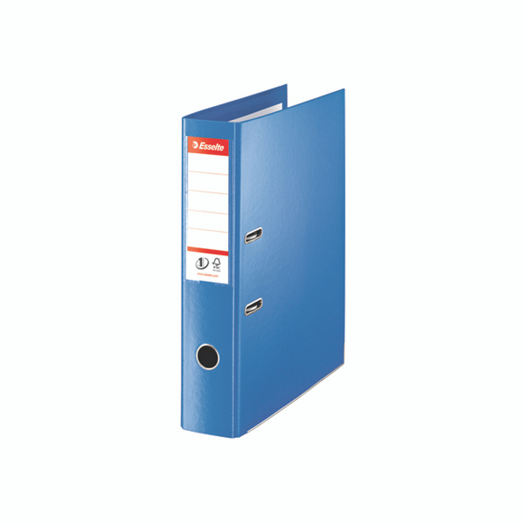 ES80854 Esselte 75mm Lever Arch File Polypropylene Foolscap Blue Pack 10 48085