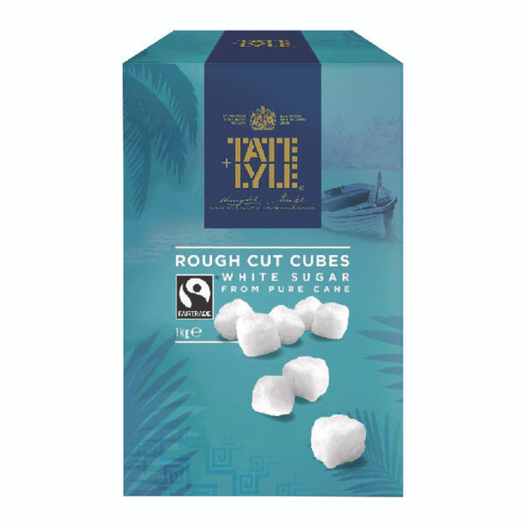 BZ91180 Tate Lyle Rough Cut White Sugar Cubes 1kg A03902