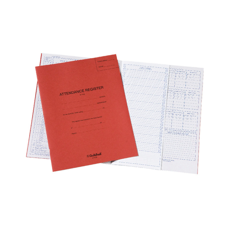 GH12904 Exacompta Guildhall 70gsm Attendance Register 326 x 205mm E100Z