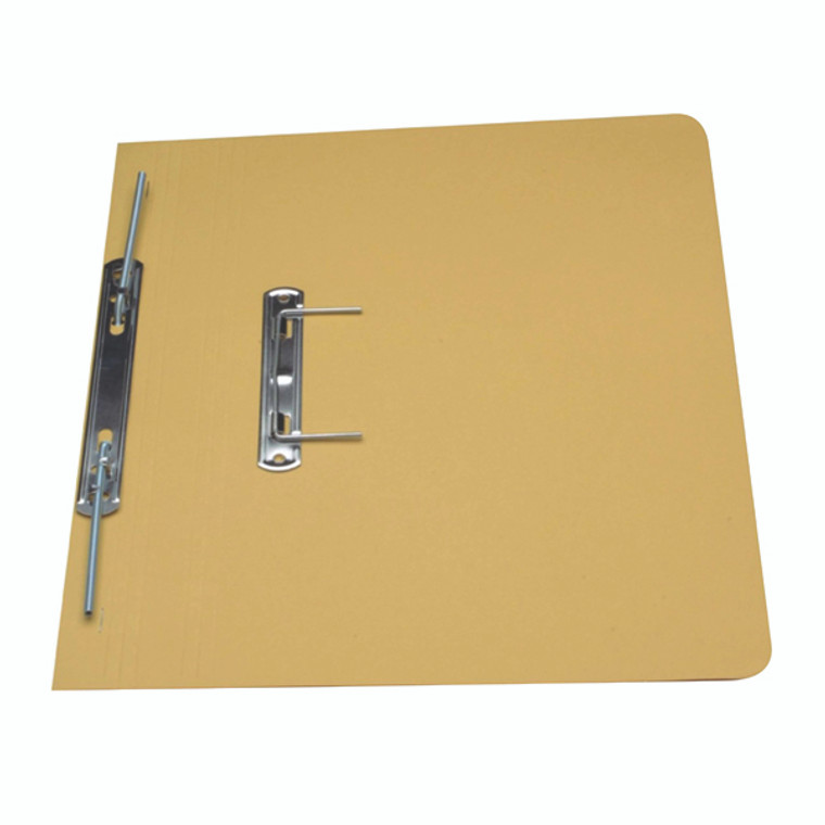 GH23043 Exacompta Guildhall Heavyweight Transfer Spiral File 420gsm Foolscap Yellow Pack 25 211 7003