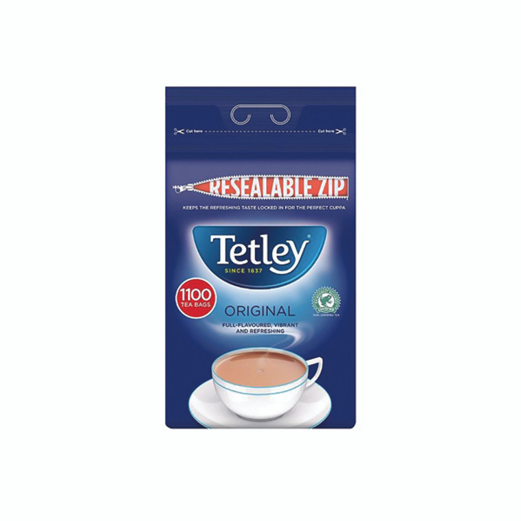 AU03901 Tetley One Cup Tea Bags Catering Pack 1100 A01161
