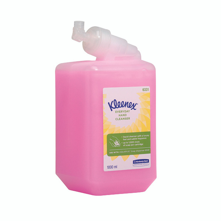 KC00416 Kleenex Everyday Use Hand Soap Refill 1 Litre Pack 6 6331