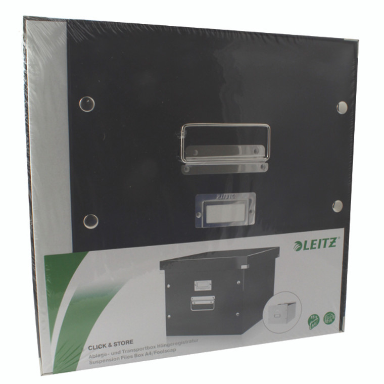 ES36650 Leitz Click Store Suspension File Storage Box A4 Black 60460095