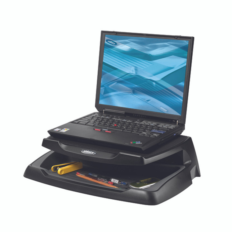 KF04553 Q-Connect Laptop LCD Monitor Stand Black KF04553