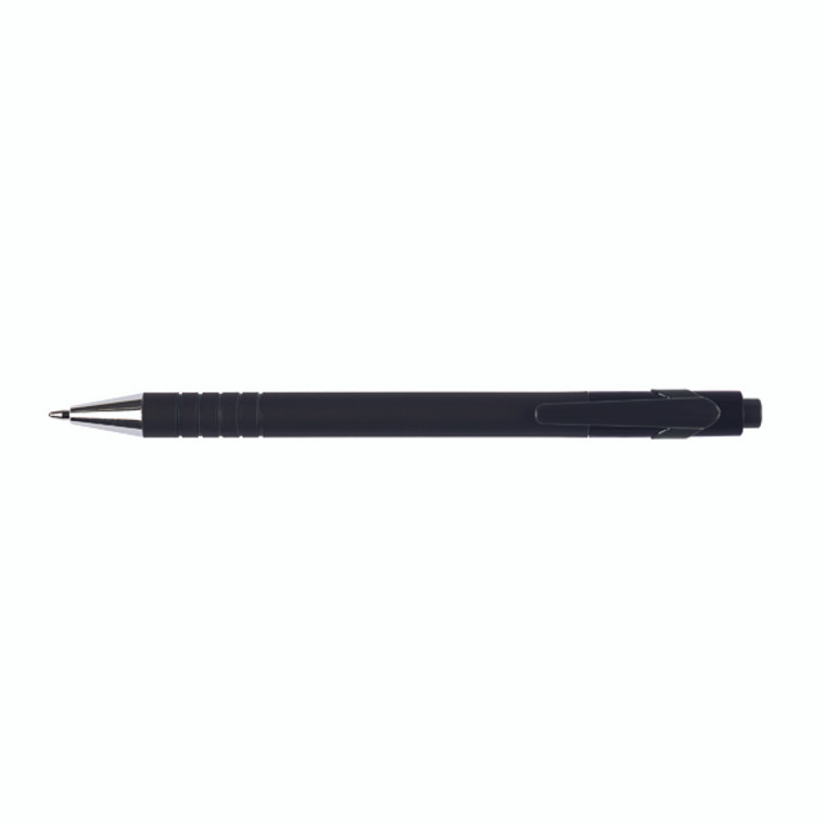 KF00672 Q-Connect Lamda Ballpoint Pen Medium Black Pack 12 KF00672