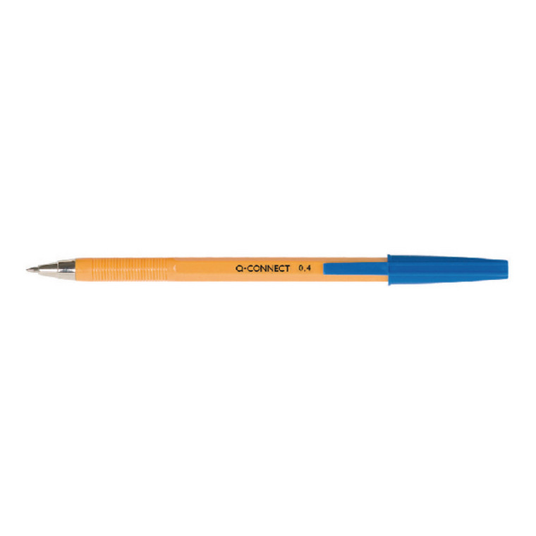 KF34047 Q-Connect Ballpoint Pen Fine Blue Pack 20 KF34047