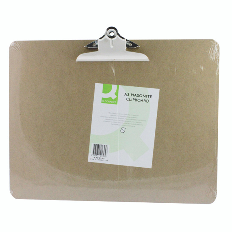 KF01305 Q-Connect Masonite Clipboard A3 KF01305