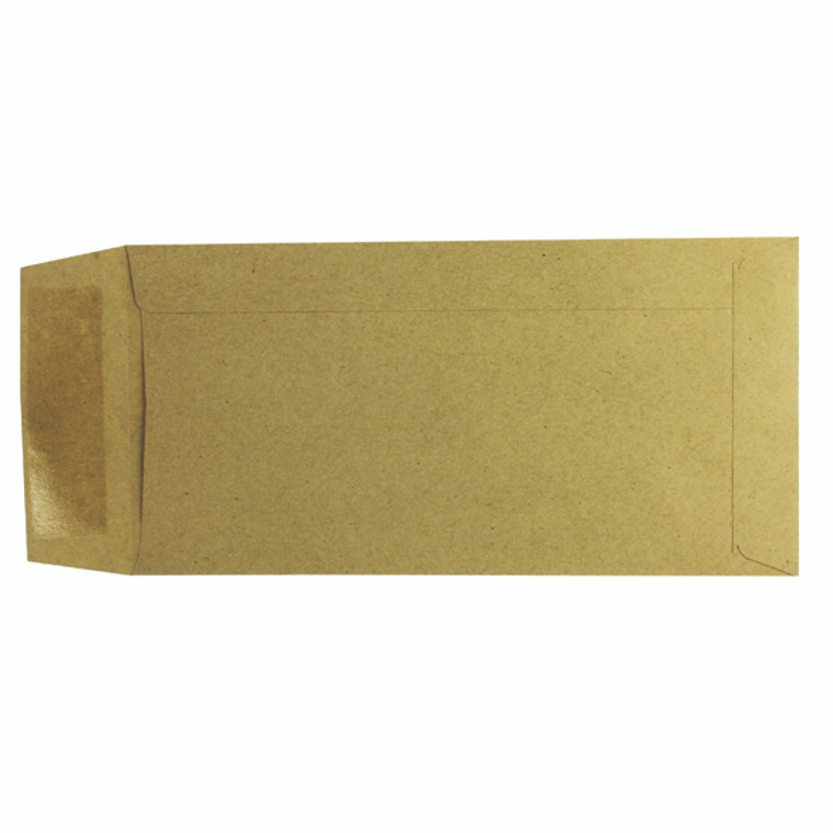 KF3414 Q-Connect DL Envelopes Pocket Gummed 70gsm Manilla Pack 1000 KF3414