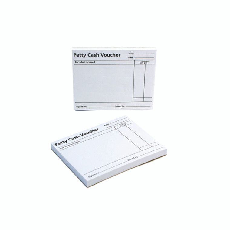 KF00103 Q-Connect Petty Cash Voucher Pad 125x101mm Pack 10 KF00103