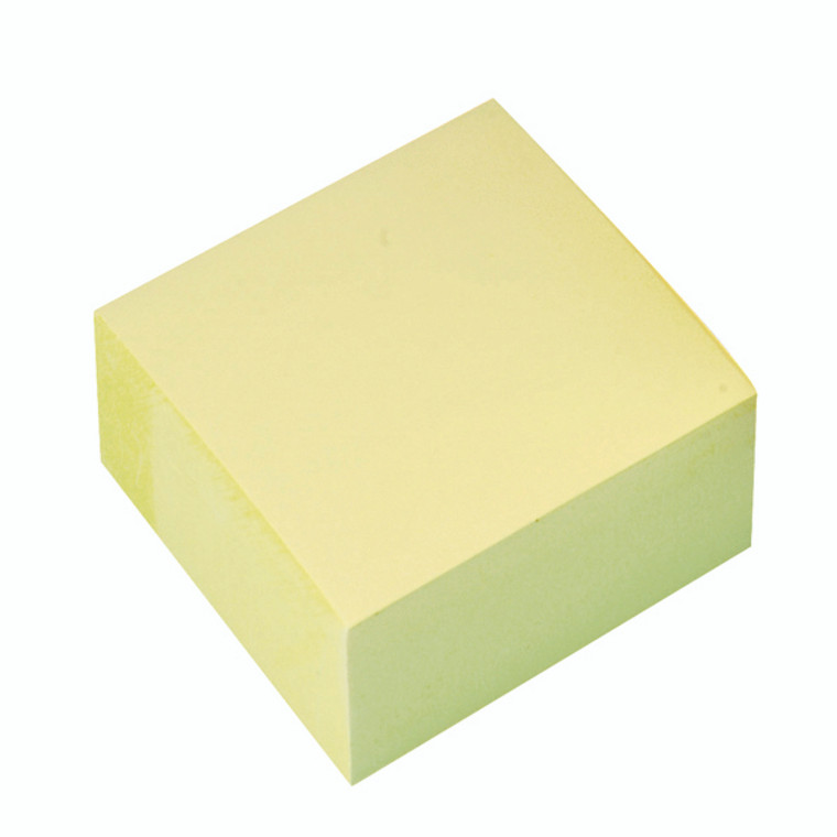 KF01346 Q-Connect Quick Note Cube 76 x 76mm Yellow KF01346