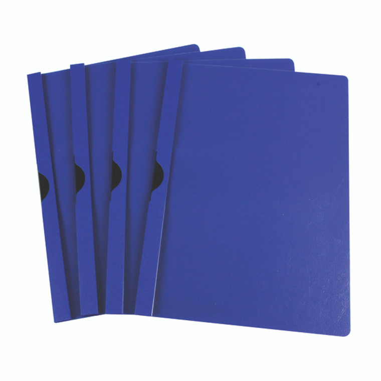 KF00462 Q-Connect Quickclip File 3mm A4 Dark Blue Pack 25 KF00462