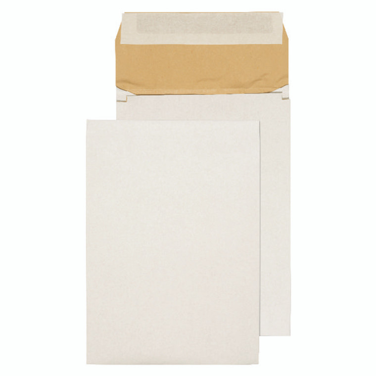 KF3532 Q-Connect Padded Gusset Envelopes B4 353x250x50mm Peel Seal White Pack 100 KF3532