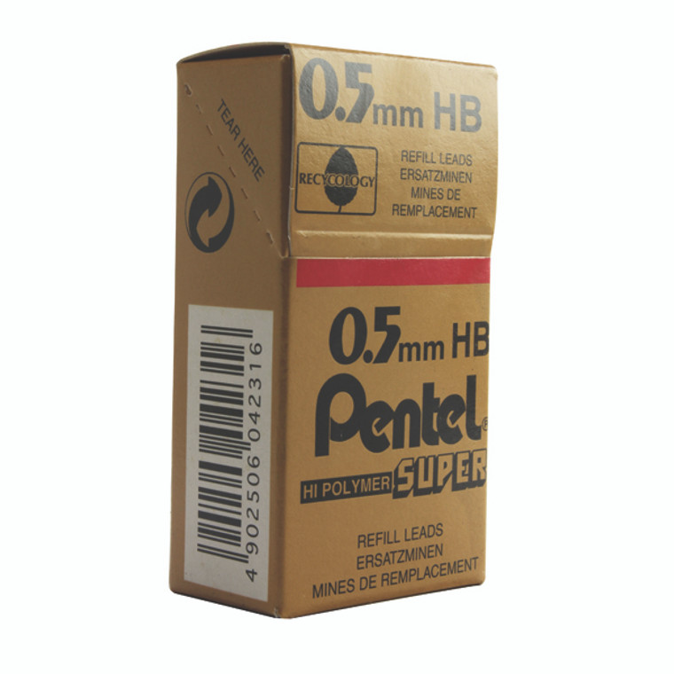 PE100HB Pentel 0 5mm HB Mechanical Pencil Lead Pack 144 C505-HB