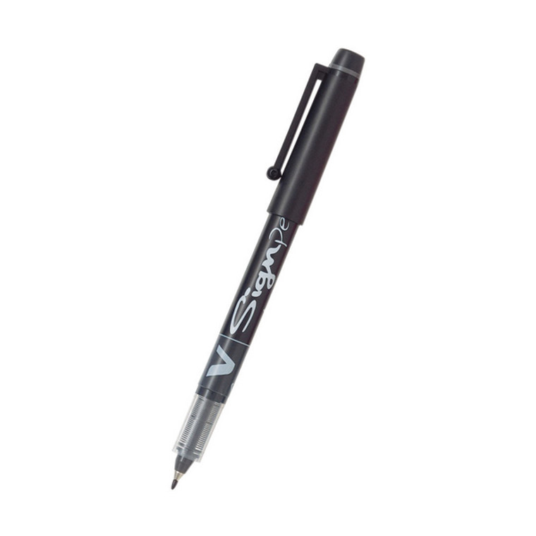 PI12849 Pilot V-Sign Pens Black Pack 12 SWVSP01