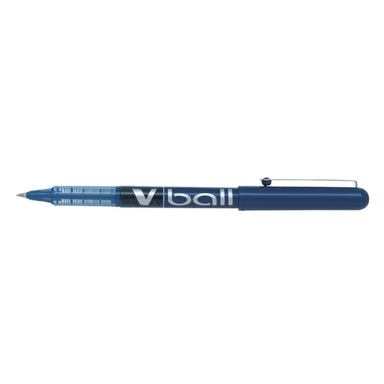 PIBLVB5BU Pilot V-Ball Rollerball Pen Needle Fine Blue Pack 12 BLVB5-03