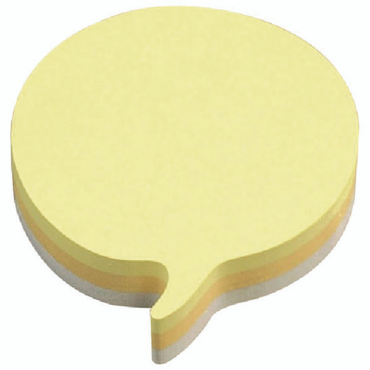 3M79170 Post-it Notes Speech Bubble 70 x 70mm Rainbow Pack 12 3M37917