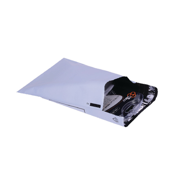 PB11122 GoSecure Envelope Lightweight Polythene 230x162mm Opaque Pack 100 PB11122