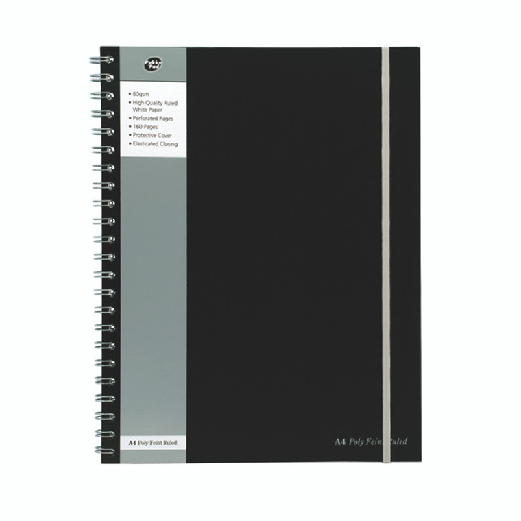 PP00717 Pukka Pad Polypropylene Ruled Jotta Notebook A4 Pack 3 SBJPOLYA4