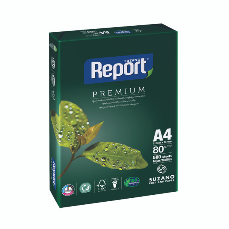 PPR00314 Report Copier A4 Paper 80gsm White 500 Sheets REP2180