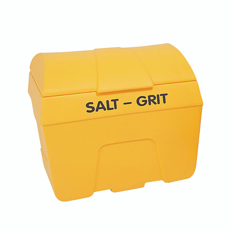 WE08639 Salt Grit Bin With Hopper Feed 200 Litre Yellow 317060