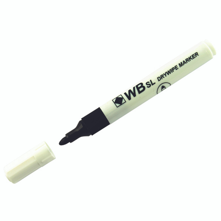 WX98001 Black Whiteboard Marker Pens Bullet Tip Pack 10 WB15 804032
