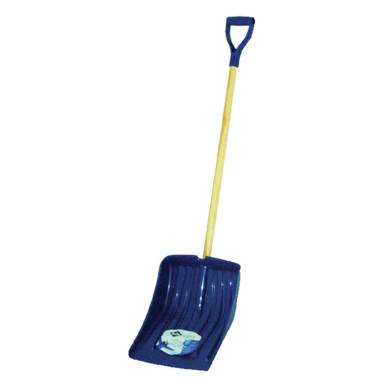 WE99927 Winter Snow Shovel Navy Blue Ergonomically Designed with Polypropylene Blade 383693