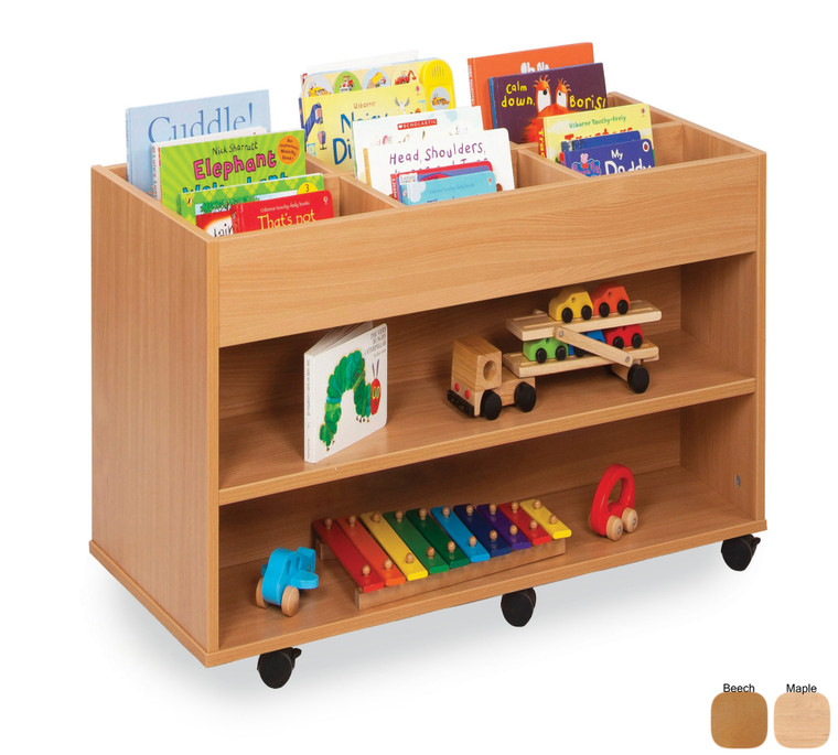 Monarch 6 Bay Kinderbox Double Sided with 1 Fixed Shelf each side