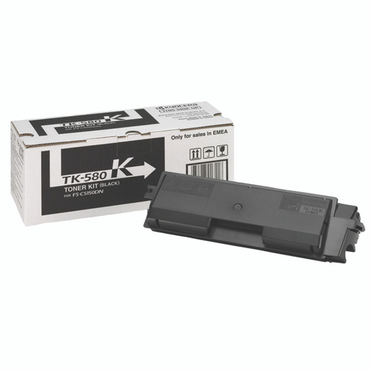 TK-580K Kyocera 1T02KT0NL0 TK-580K Black Toner