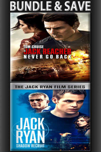 Jack Ryan: Shadow Recruit + Jack Reacher: Never Go Back BUNDLE