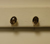 Smoky Quartz Stud Earrings